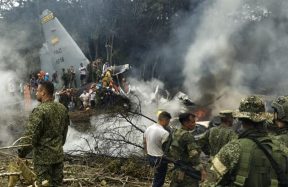 Military Aircraft Carrying 125 People Crashes In Southern Colombia Region