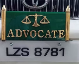 Sindh Bar Council vehicle rules