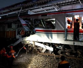 Indonesia Train Crash Kills Four, Injures Dozens in Jakarta