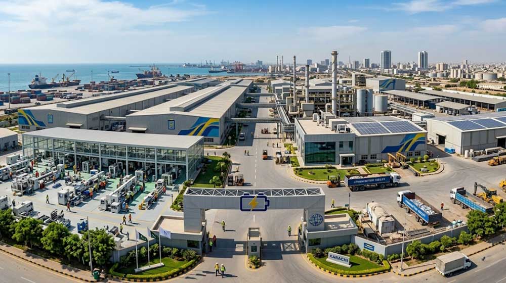 Lithium battery production plant