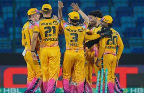 Peshawar Zalmi Beat Quetta Gladiators,