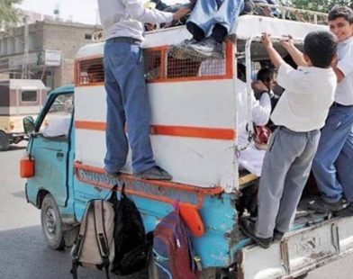 Sindh Bans School Van Fare Increase to Protect Students