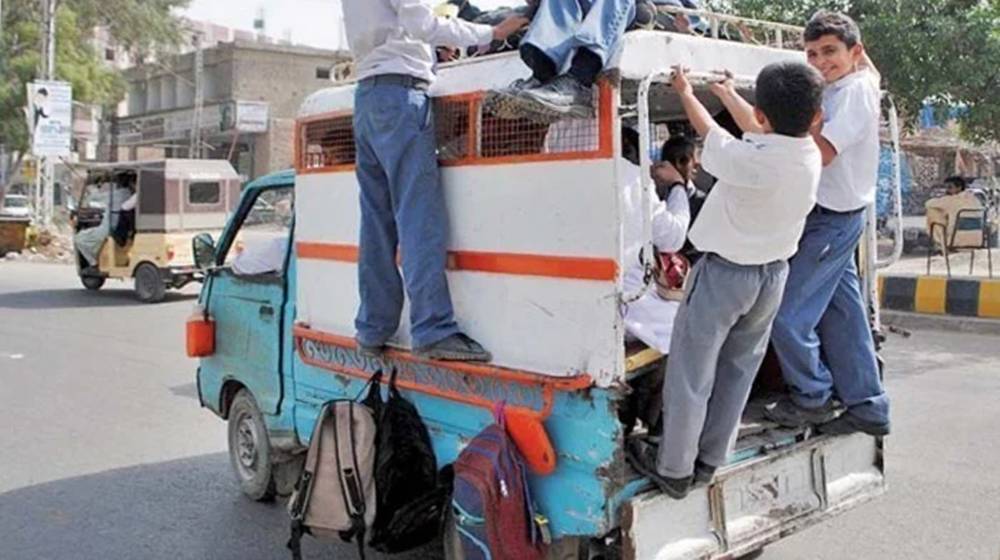 Sindh Bans School Van Fare Increase to Protect Students