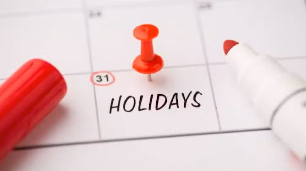 Holidays in May