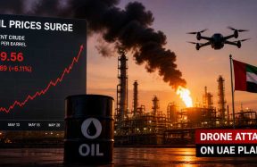 Oil jumps near 120 dollars