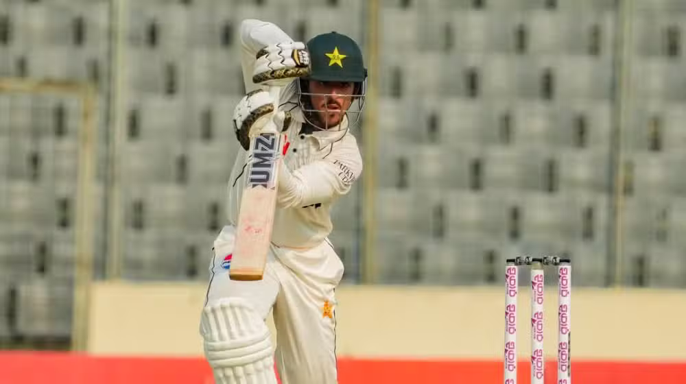 Young Pakistani Batter Azan Awais Makes Headlines With Debut Fifty in Bangladesh Test