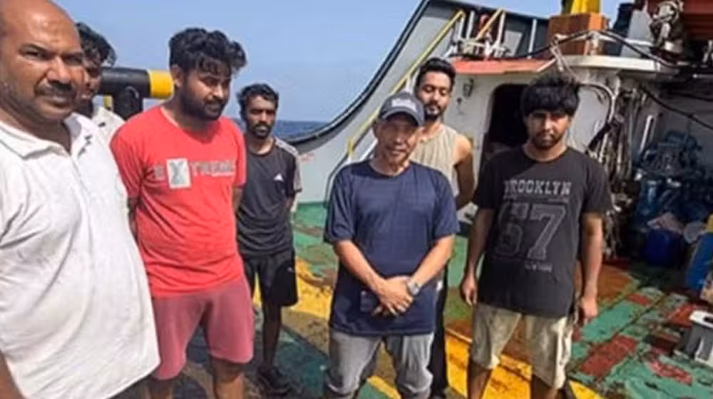 Pakistan Navy Rescues 6 Indian Sailors From Stranded Vessel in Arabian Sea