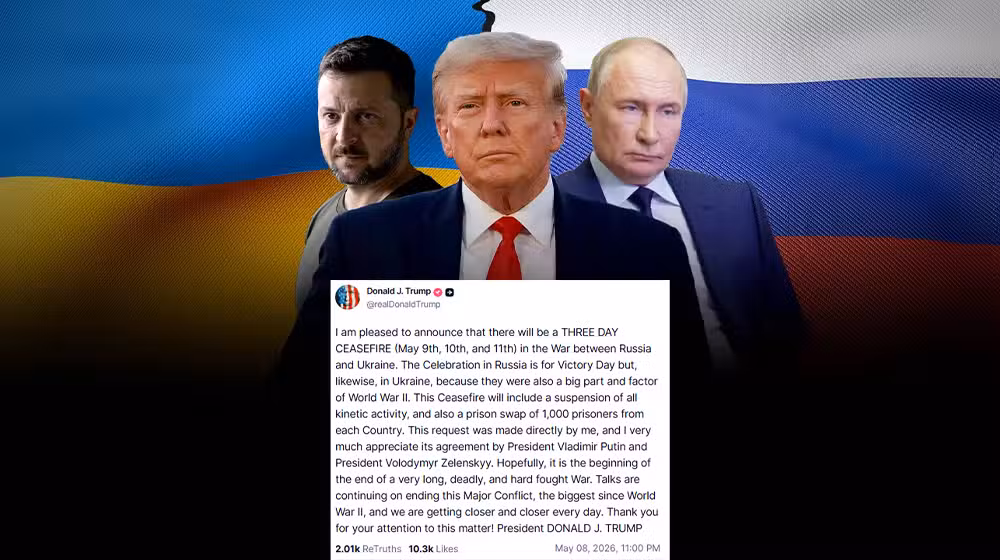 Russia-Ukraine Ceasefire Declared by Trump for 3 Days First in 4 Years