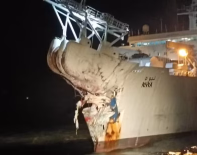 Karachi Port ship collision
