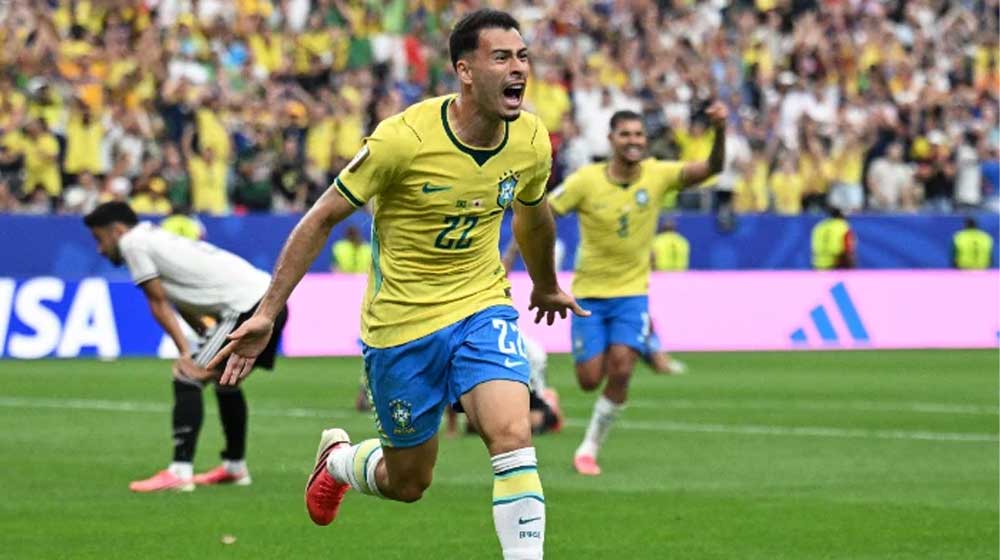 Brazil stoppage time goal