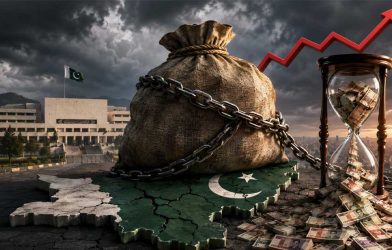 Pakistan government debt rising