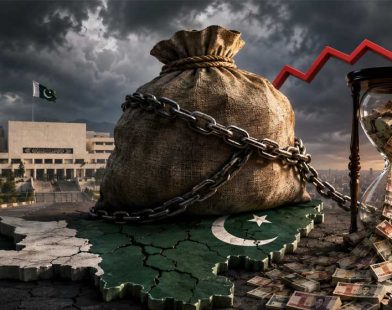 Pakistan government debt rising