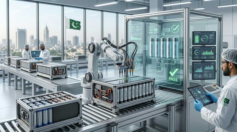 EV battery testing Pakistan