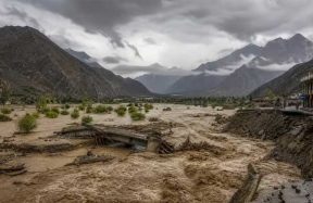 Gilgit-Baltistan flooding damage