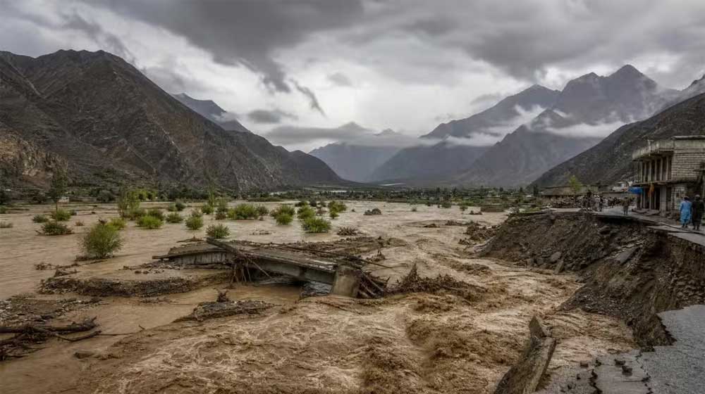 Gilgit-Baltistan flooding damage