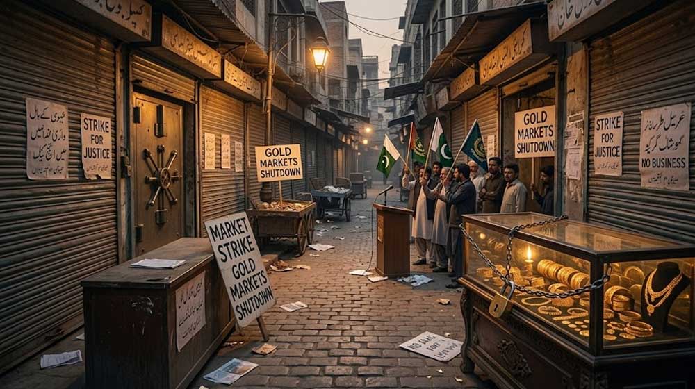 Pakistan Jewellers Strike Freezes Gold Prices as FBR Standoff Escalates