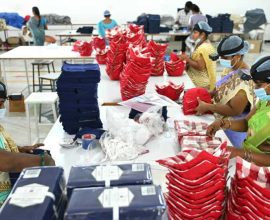 Indian workers training AI robots