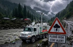 NDMA flood GLOF alert