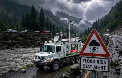 NDMA flood GLOF alert
