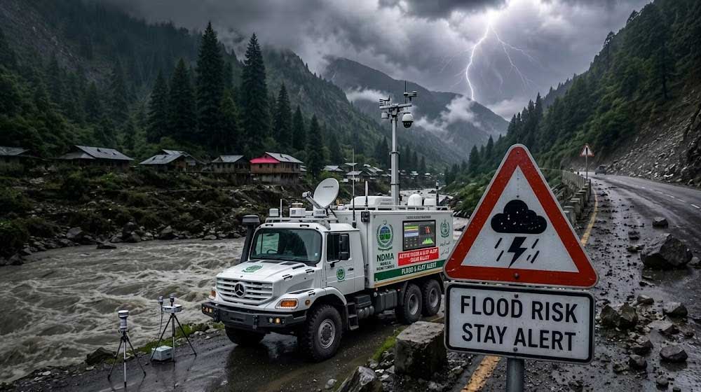 NDMA flood GLOF alert