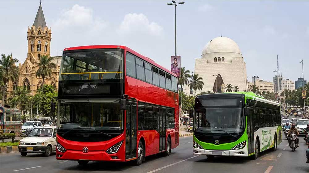Karachi electric buses
