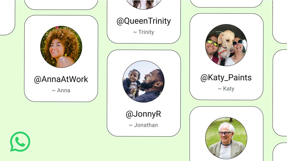 WhatsApp username feature