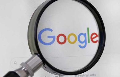 Google search data AI training