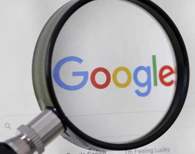 Google search data AI training