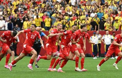 Switzerland beats Colombia