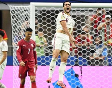 Spain beats Portugal