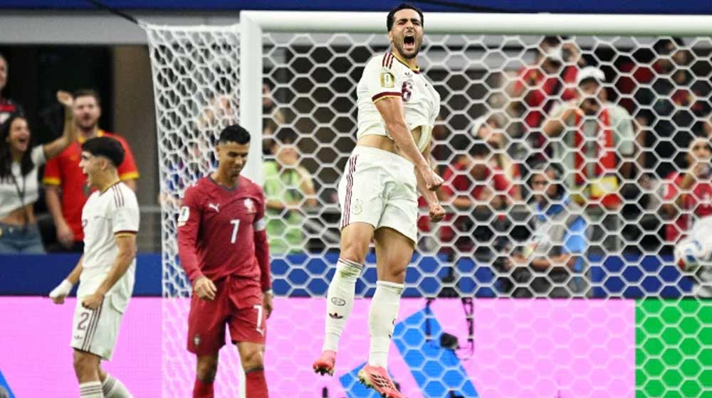 Spain beats Portugal