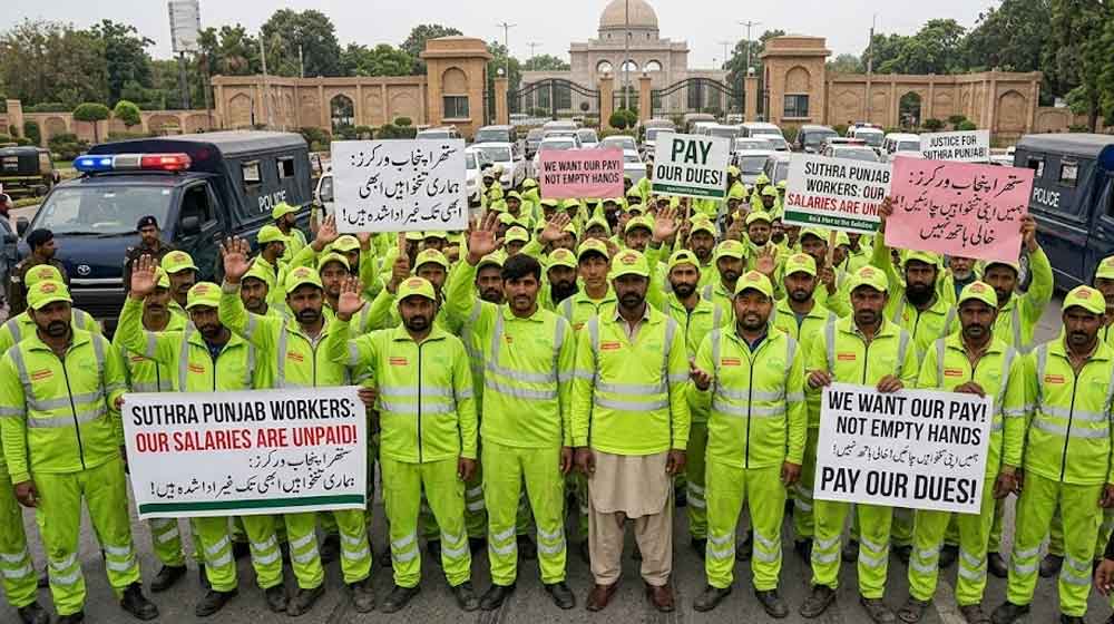 Suthra Punjab workers protest