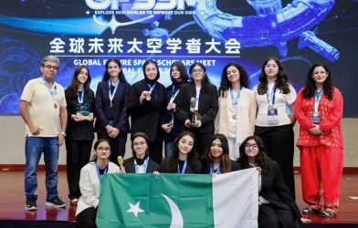 Pakistani students space competition