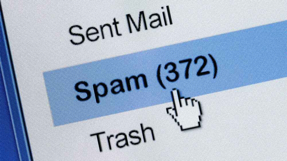 Gmail settings block scams