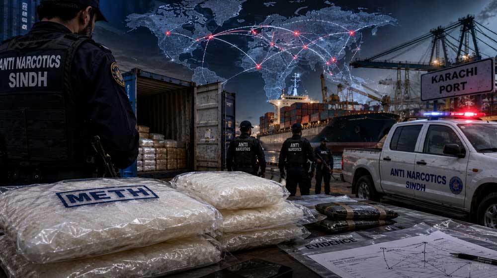 Karachi Port meth seizure