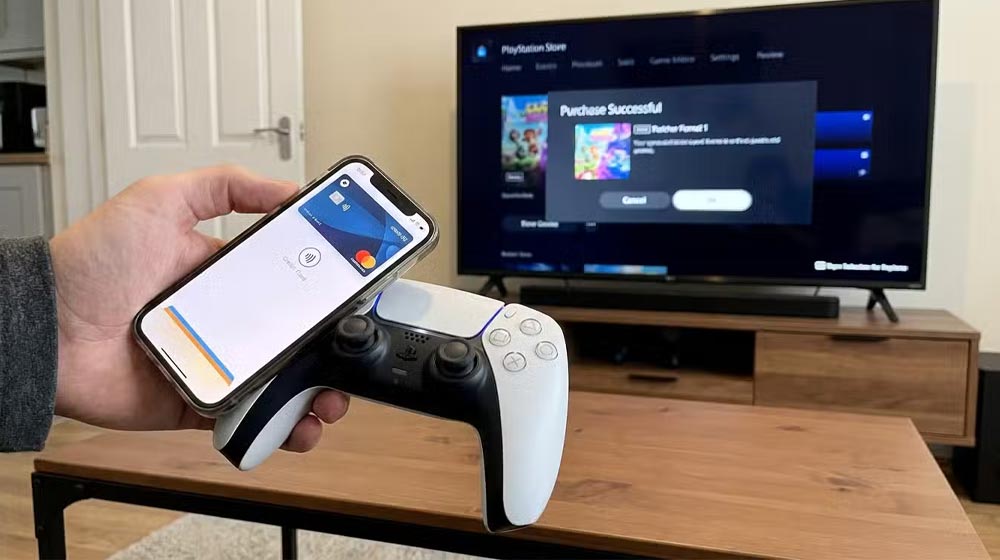 PlayStation controller Tap-to-Pay