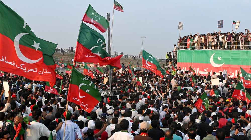 PTI protest march