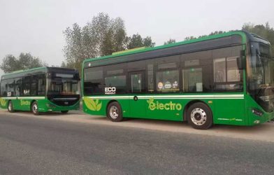 electric bus accident Rawalpindi