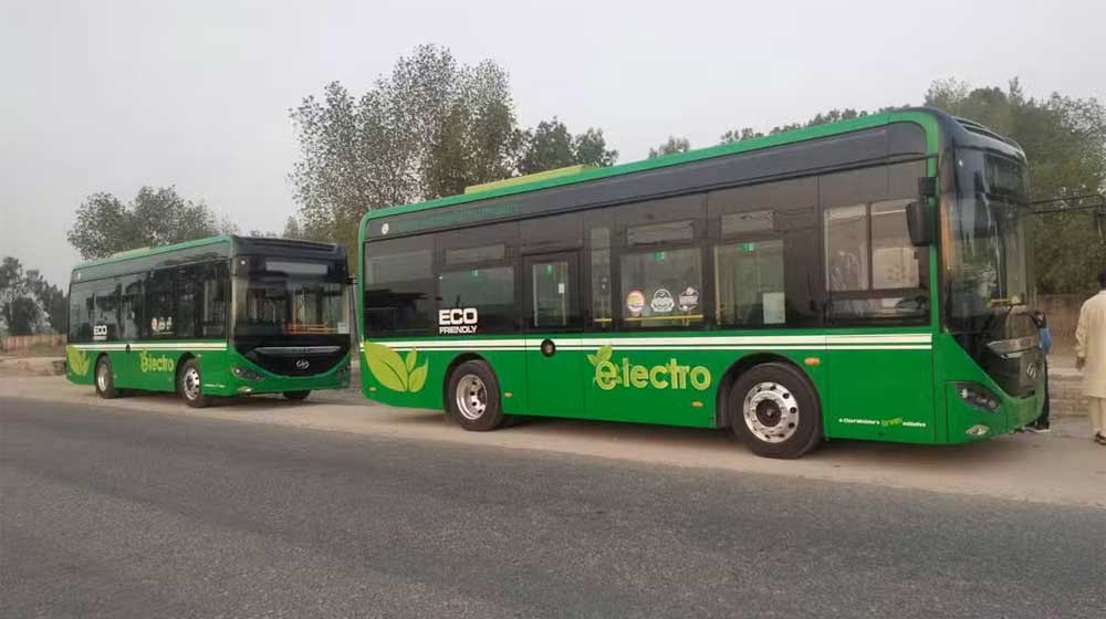 electric bus accident Rawalpindi