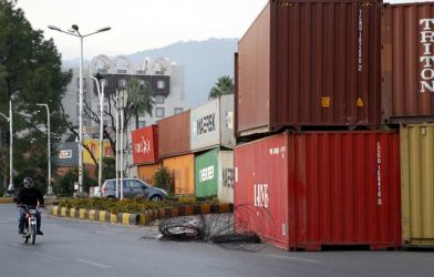 transporters Islamabad blockade