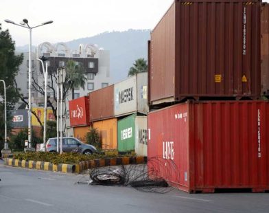 transporters Islamabad blockade