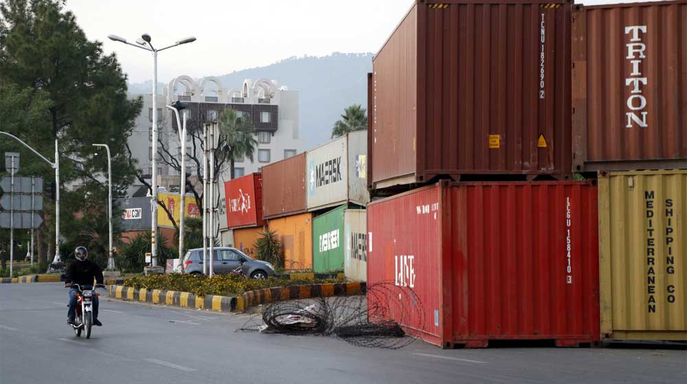 transporters Islamabad blockade