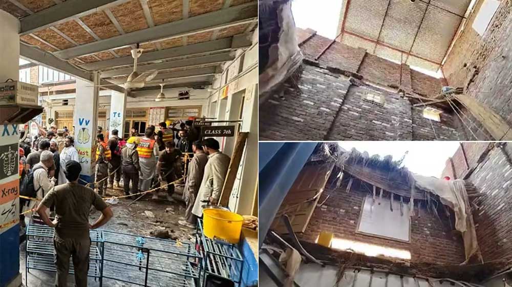 Peshawar school roof collapse